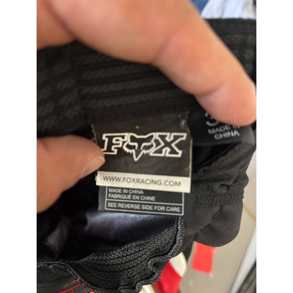 Fox Racing Motocross Pants Mens 32 Red Black White MX Dirt Bike Riding Gear - Picture 2 of 11